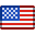Bandeira dos Estados Unidos - Idioma: Inglês